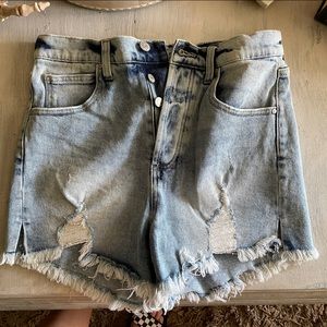 Womens denim shorts